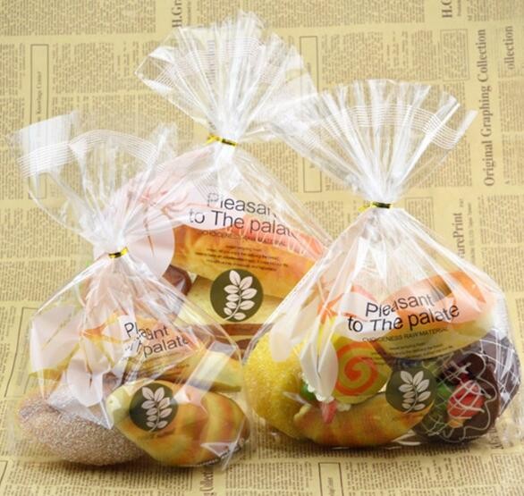 Clear LDPE plastic wicket bread bag, poly bakery plasetic packaging bags