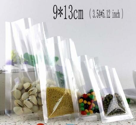 Clear OPP Cute Cookie Plastic Packaging Bread Bags wihtg Heat Seal
