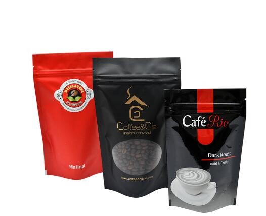 100% Food Grade Laminate Material Resealable Custom Pattern Print Smell Proof Ziplock Aluminium Foil Bag