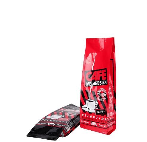 Custom Printed Food Packaging Zipper Flat Bottom Side Gusset Stand Up Free Sample Food Pouches With Aluminium Lining