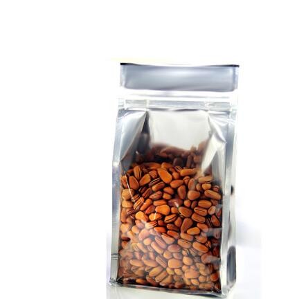 100% Food Grade Aluminum Foil Resealable stand up zipper Plastic Food Pacakging Bag