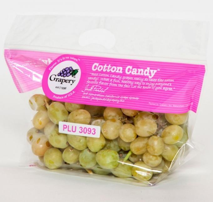 Printing Grapes packing bag with bottom and zipper/Laminated bag for