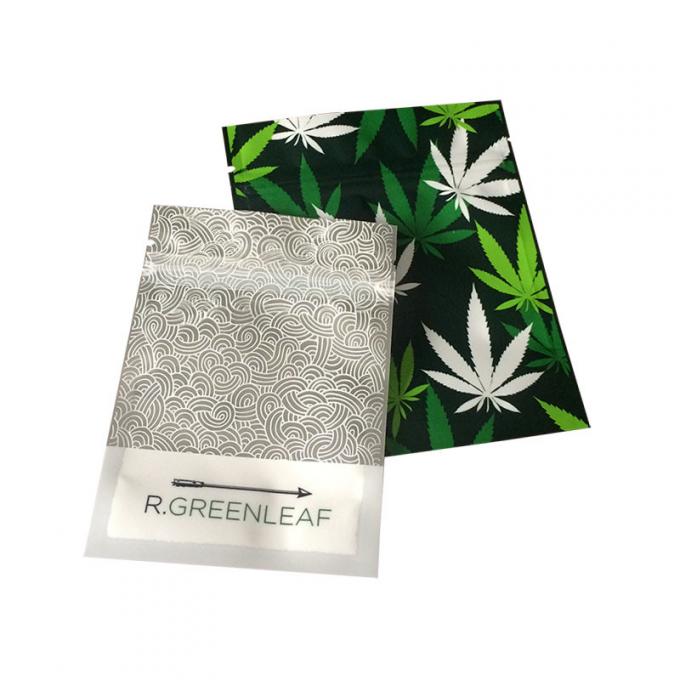 Hot sale smell proof bag smoking weed package bags stand up zip plastic