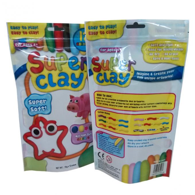 Customized Printing Child Toy Plastic Packaging Bag With Hole