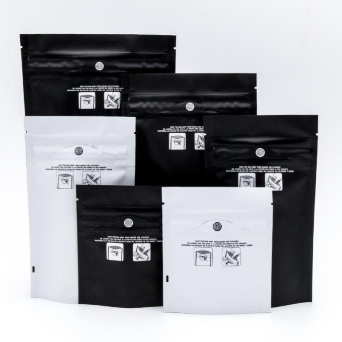 Custom printed child resistant smell proof zipper weed cigar mylar