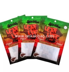 China Custom Print Resealable Ziplock Plastic Smoking Tobacco Cigar Wraps Grabba Fronto Leaf Packaging Bag supplier
