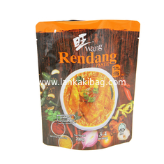 China plastic Sauce food packaging high temperature cooking bag retort pouch supplier
