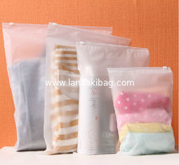 China Transparent PVC Plastic Zipper Slider Packaging Bag for Underwear supplier