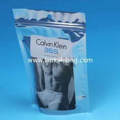 China Custom Printed Foil Plastic Zipper Packaging Bags for Underwear supplier