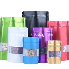 China Custom flat bottom OPP clear plastic stand up pouch with zipper vacuum transparent zip lock bag supplier