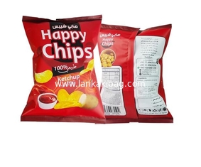 China Custom Food Popcorn Potato Chips 3 side seal flat pouch pouch for Snack supplier