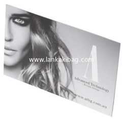 China high quality  350g laminated art paperprinted customized business card supplier