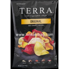 China Black Printing Disposable Standup Coconut Chips Food Packing Bags with k supplier