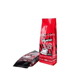 China Customize Printing Food Grade Moisture Proof Coffee Plastic Packing Bag With Tear Notch supplier