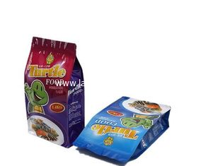 China Laminated Material Flexible Packaging Side Gusset Custom Printed Animal Tortoise Feed Bag supplier