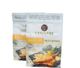 China Food Grade Flat Bottom Clear Side Gusset Resealable Custom Printed Beef Jerky Packaging Bag With k supplier