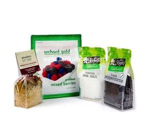 China Low Cost Square Bottom Custom Printing And Capacity Clear Food Grade Bags For Black Peppercorns supplier