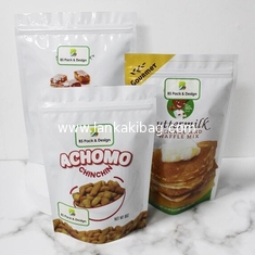 China Custom printing Stand up aluminium foil laminated pouches with Ziplock supplier