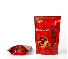 China Aluminum Foil k Stand Up Pouch Own Logo Print Customized Resealable Plastic Bags For Tea Packaging supplier