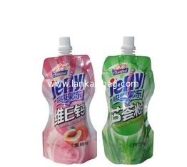 China Stand Up premium material made standing pouch with spout for juice packing supplier