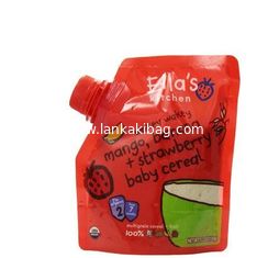 China Custom Printed stand up punch spout Plastic bag for Liquid Packing supplier