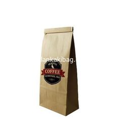China Eco Friendly  Low Cost Brown Custom Printing Craft Kraft Paper Bag for fast food packaging supplier