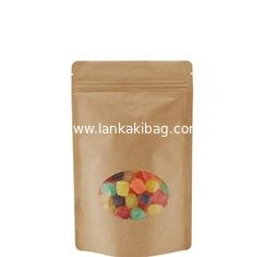 China Heat seal Food grade side gusset Kraft Paper Lined Aluminum Foil Bags Coffee Packages supplier