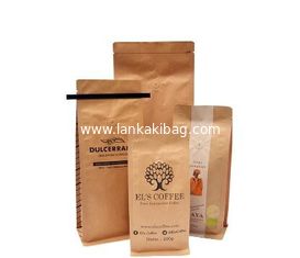 China Factory direct supply wholesale stand up pouches kraft paper bag for food packing supplier