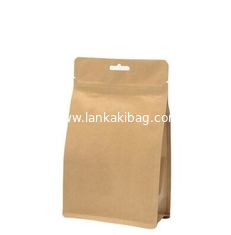 China zipper lock packaging bags with high quality / food grade kraft paper bags supplier