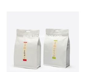 China Wholesale k stand up kraft paper bag, kraft paper bag with zipper, plastic lined kraft paper bag supplier