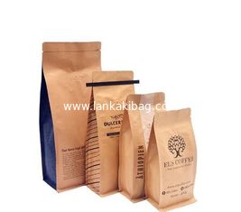China Printing Food grade kraft paper bag wholesale with clear window and zipper for dried food packaging supplier