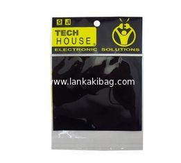 China PE Header Hanging Hole Plastic Bag with Custom Printing &amp; Self Adhesive Strip supplier