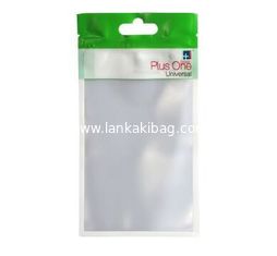 China PO plastic self adhesive opp header bag for hair extension packaging supplier