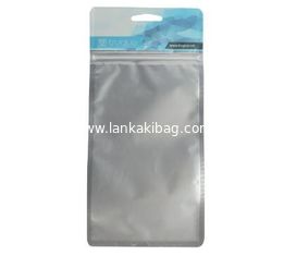 China Color printing plastic Aluminum Foil k Plastic bag with header for Makeup Sponge packing supplier