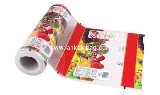 China Gravure printing food grade plastic lamination film roll for food supplier