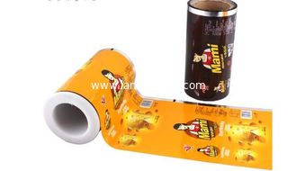 China Printing Aluminum Foil plastic roll film flexible packaging for coffee bag supplier