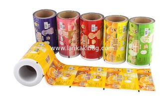 China Food Grade PET Food packaging film plastic printed metalized Roll film supplier