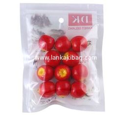 China 3 sides heat seal OPP laminated material Plastic Packaging bag  for food  with tear notch supplier