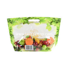 China Customized Fruit OPP Packaging plastic k Pouch for grape/cherry/fruit Packing with Hanger Hole supplier