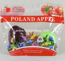 China Standing Up Customized Colorful Zip-lock PET Laminated Packaging Bags for fruit and Vegetables Packing supplier