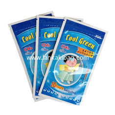 China 3 Side Seal Foil Plastic Lined EVOH Material Heat Seal Plastic Bag For Skincare Collagen Mask supplier