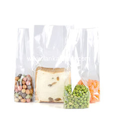 China Transparent  OPP Plastic Side Gusset Printing  Square Bottom Poly Bag for Candy Packing supplier