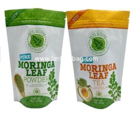 China Mylar bags custom printed aluminum foil tea bag with stand up k pouch supplier