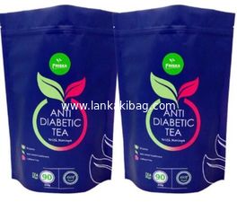 China Hot Stamping Matt Black Stand Up With Zipper Roasted Coffee Packaging Pouch Bags supplier