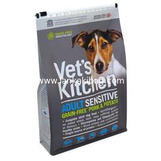 China Manufacturer reusable k PE pet food stand up packaging pouch bag supplier