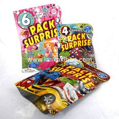 China Custom printed middle sealed aluminum foil plastic toy packaging bag with hanger hole supplier
