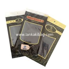 China Custom printed three side seal resealable k cigar tobacco leaf plastic packaging bag supplier