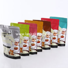 China biodegradable matte finish customize stand up pouch bag with zipper supplier
