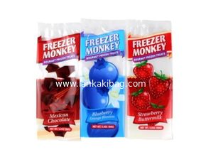 China High Quality clear plastic custom printed PE ice popsicle packaging bags supplier