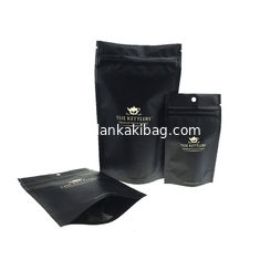 China China supplier custom design printing resealable aluminum foil stand up pouches with zipper for food packaging supplier